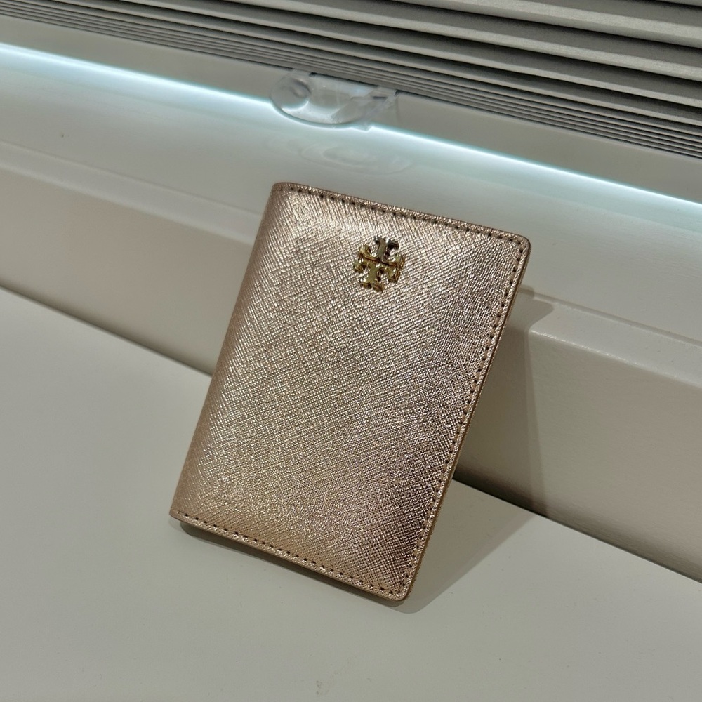 Tory Burch Rose Gold Card Holder
